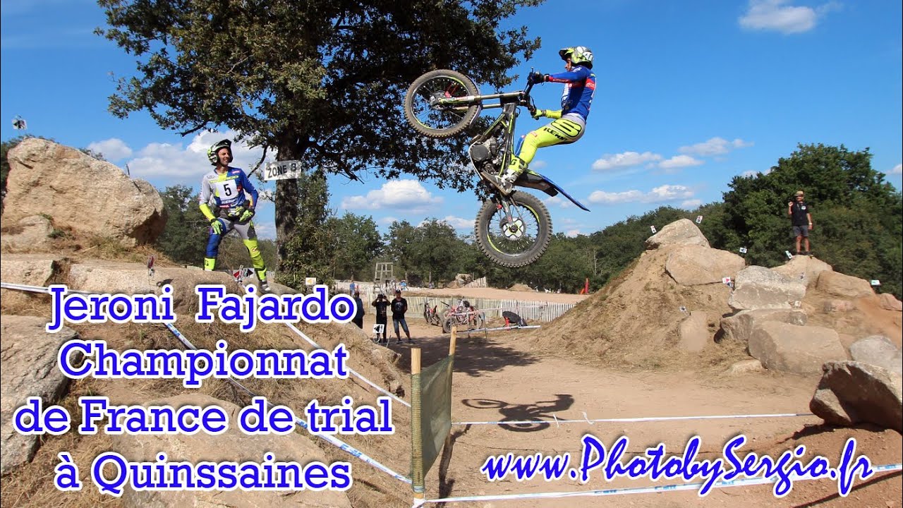 Jeroni Fajardo - Championnat de France de trial à Quinssaines