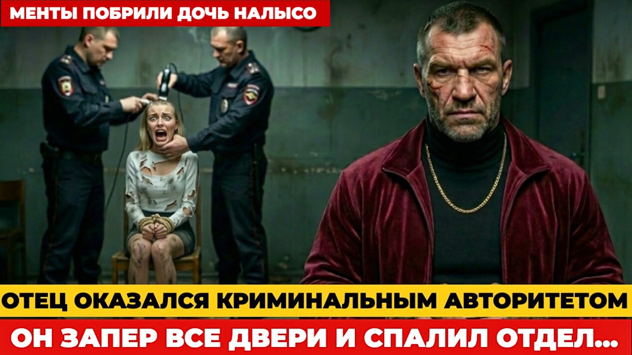 Менты побрили его дочь ради забавы, не зная, кто её отец. Утром от отдела остался пепел.