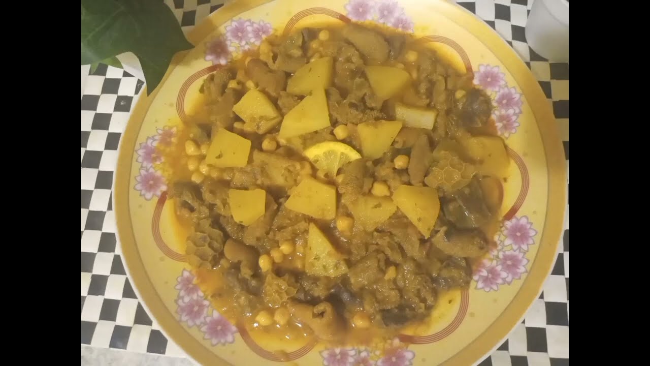 الكرشة او  الدوارة بالحمص و اللفت المحفور👍جربوه متشبعوش منو🤩