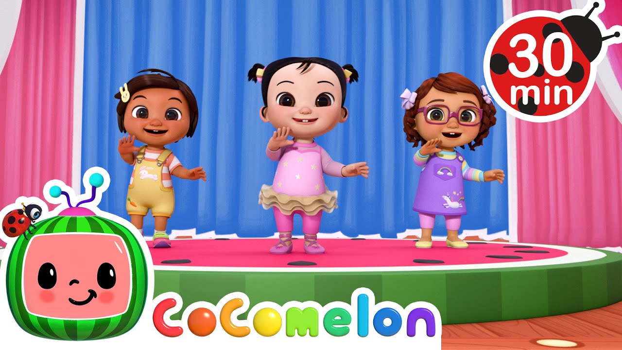Yes, Yes, Dance Around | Cocomelon and Little Angel Nursery Rhymes
