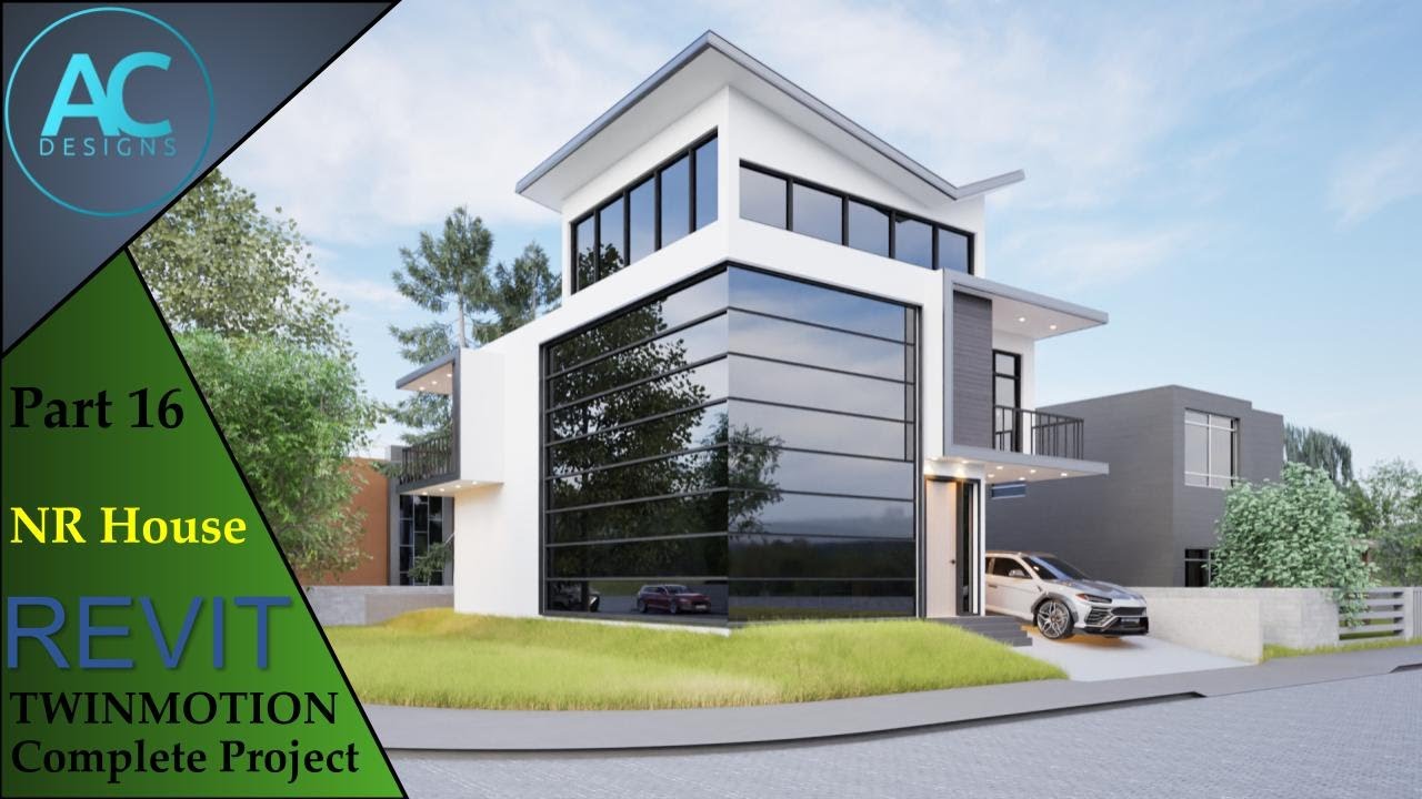 NR House | Часть 16 | Полный пошаговый проект | Учебное пособие по Revit и Twinmotion