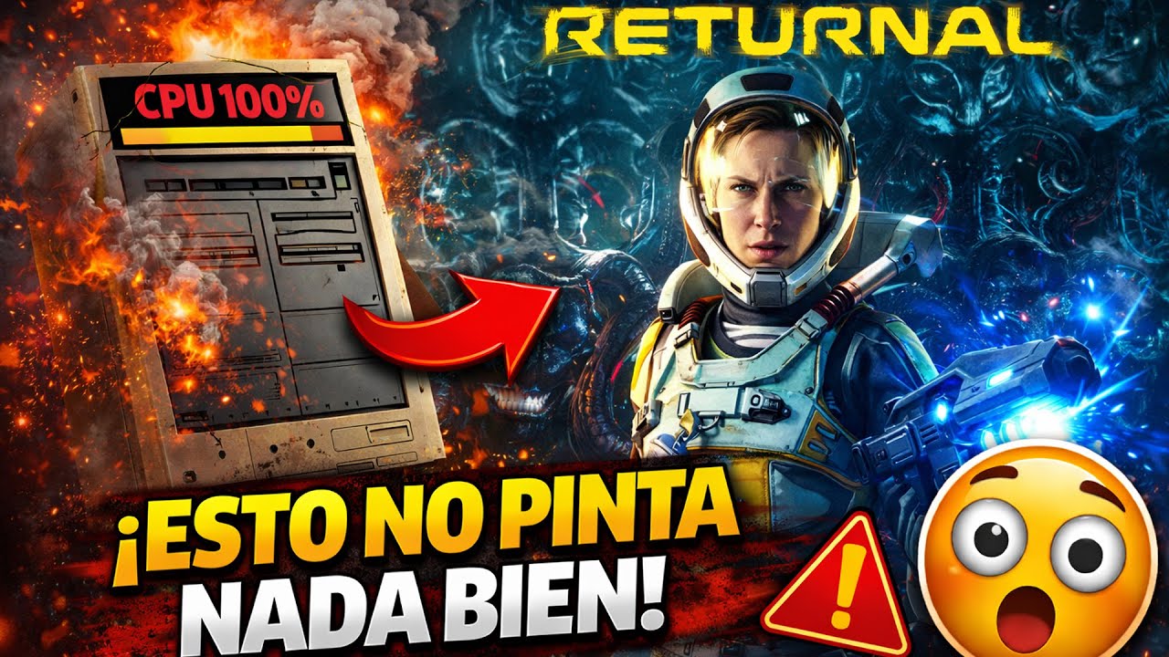 Mi CPU estaba al 100% y aún así Returnal CORRE 😨