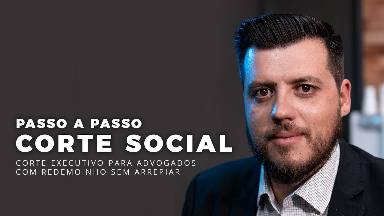 Passo a Passo Corte Social ou Executivo, Cortar Redemoinho Sem Arrepiar | Cortes by Danillo Moretti