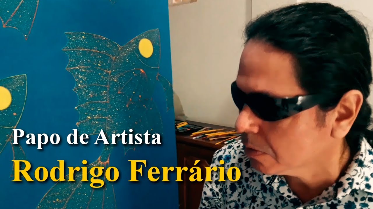 Rodrigo Ferrário no programa Papo de Artista com Giba Carvalheira