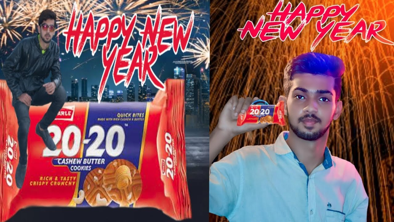 Happy new year photo editing 2020