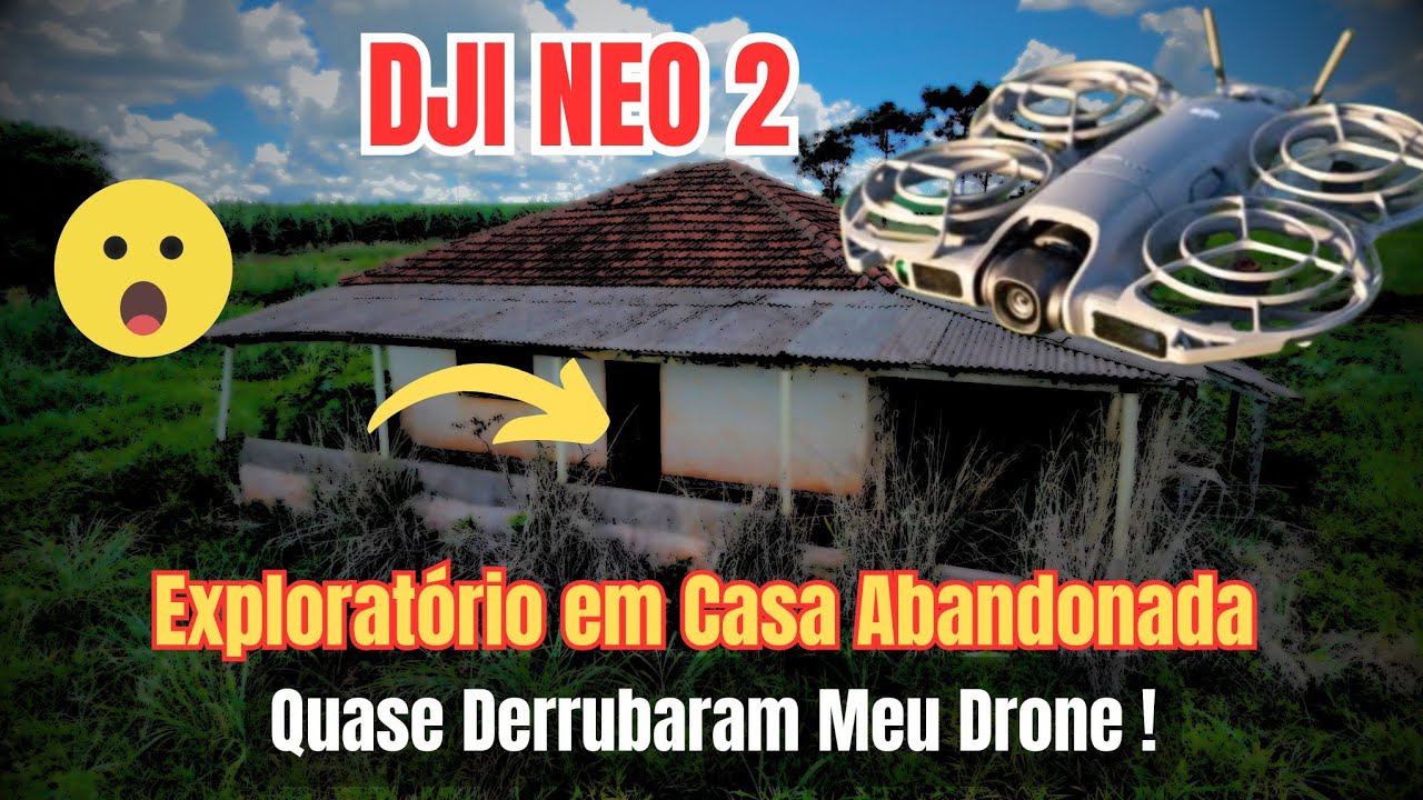 DJI NEO 2 Sofreu Na CASA ABANDONADA !! Atacaram meu Drone Que SUSTO 😱  