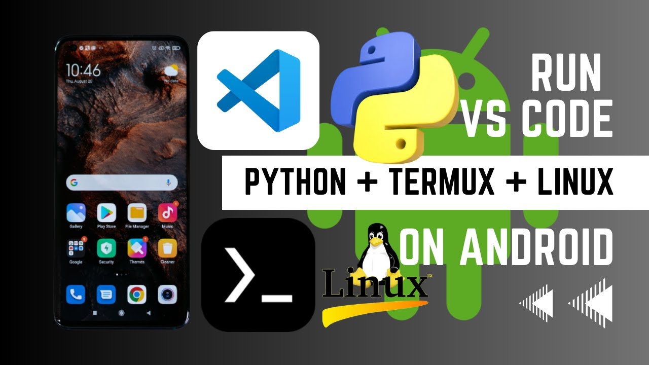 Run VS Code for Python on Android | Termux & Code-Server Setup!