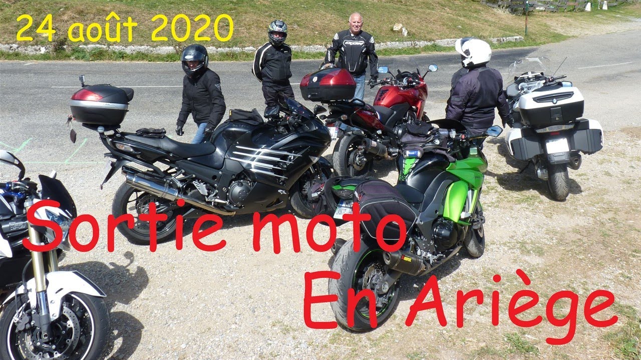 Sortie moto direction Étang de Lers - Ariège le 24 août 2020.