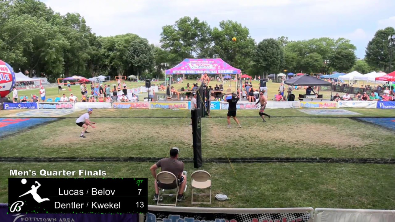 AVP Grass | The Pottstown Rumble | Men's Quarter Finals | Belov / Lucas vs. Dentler / Kwekel