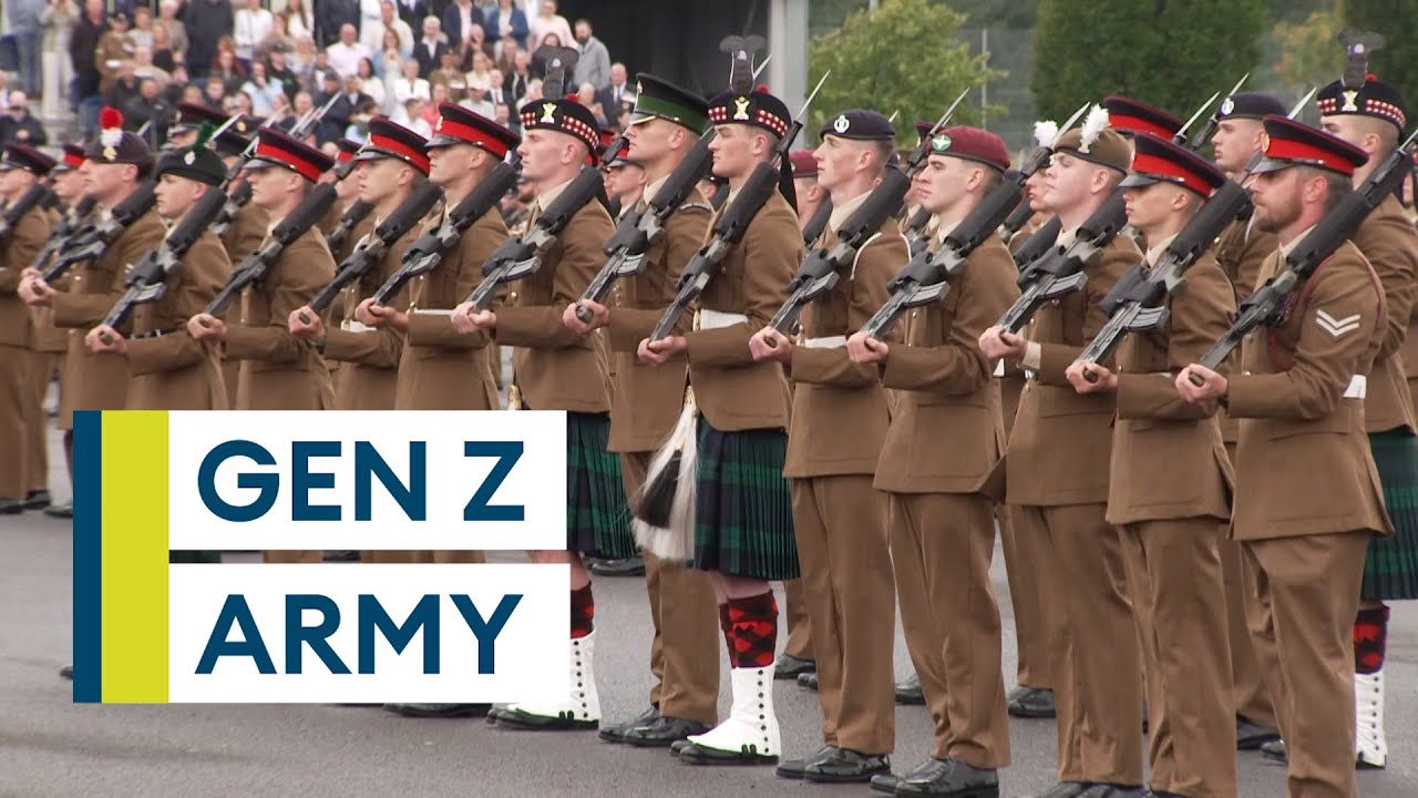 Teen soldiers graduate in British Army's largest passing out parade in a generation