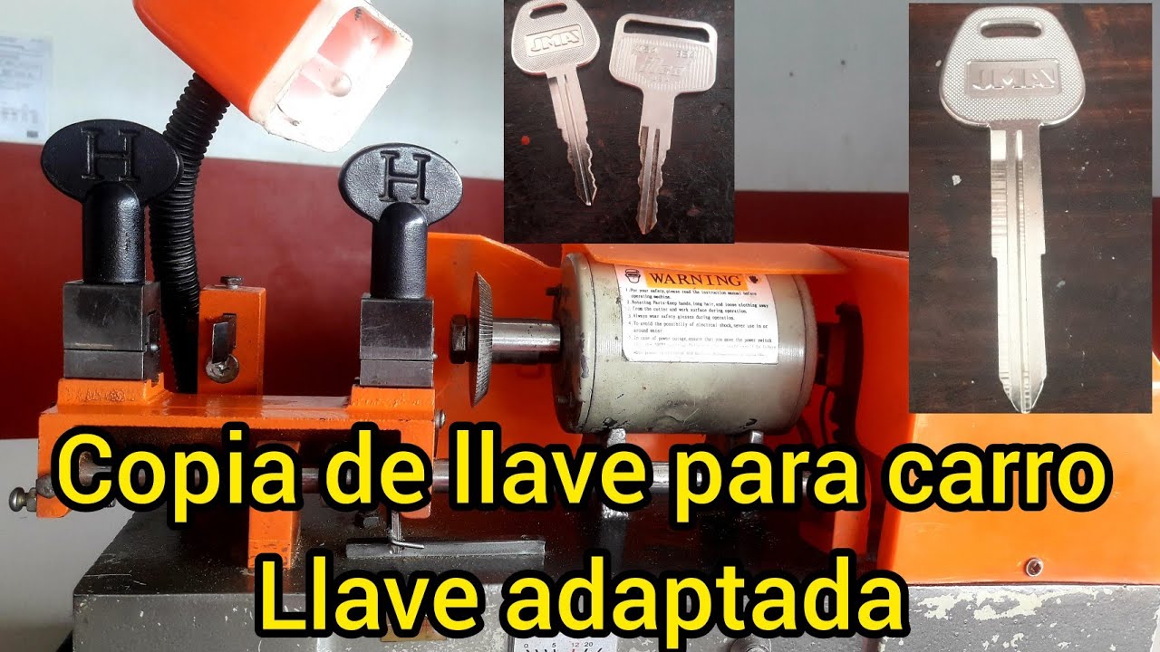 COPIA DE LLAVE PARA CARRO/COMO HACER UNA COPIA DE LLAVE EN MACHOTE DIFERENTE #LLAVE #CERRAJERÍA