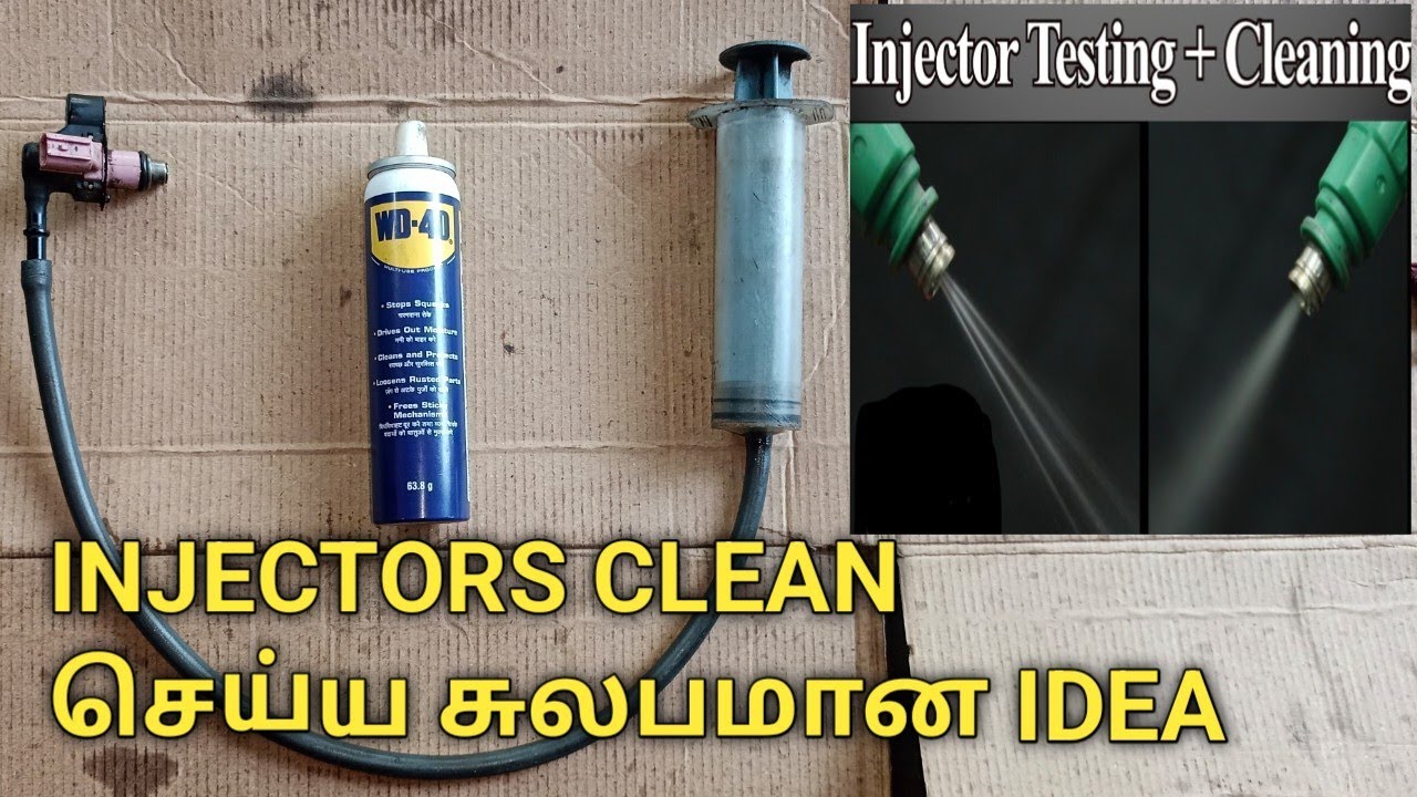 Simple Trick for INJECTORS Cleaning/Tamil...