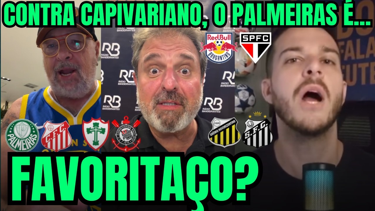 🔥🐷 CONFRONTOS DEFINIDOS! COMENTARISTAS MANDAM A REAL SOBRE O PALMEIRAS