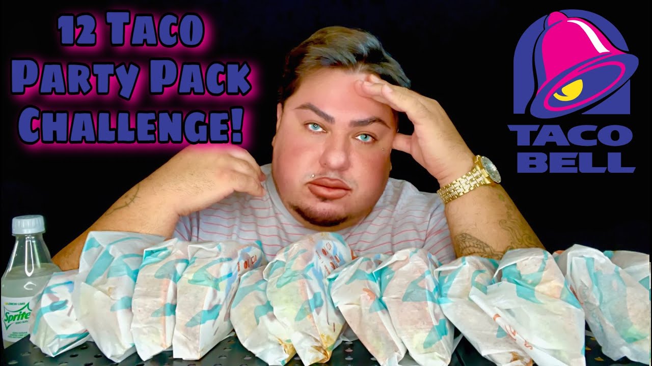 Taco Bell PARTY PACK CHALLENGE • Challenge ACCEPTED @Steven Sushi • I CHALLENGE @Eat Spicy with Tee