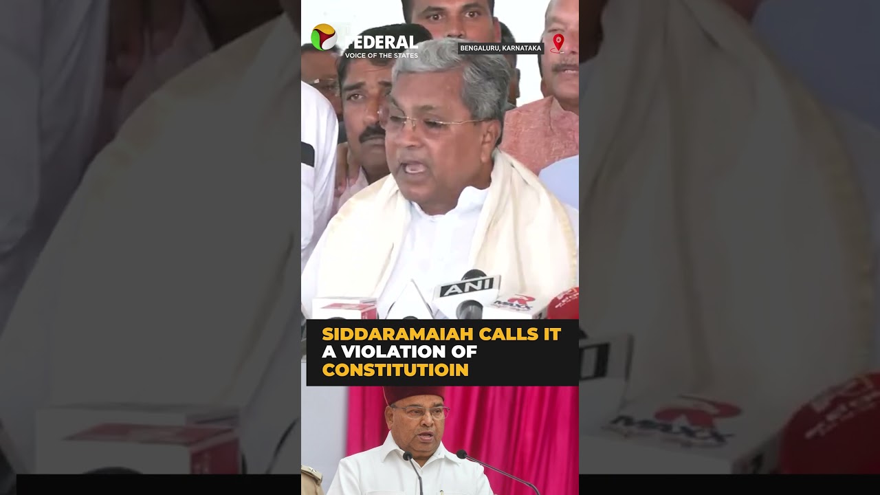 Siddaramaiah slams Karnataka Governor of violating Constitution
