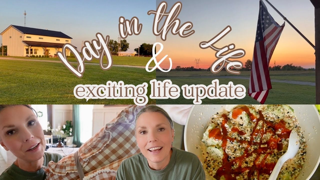 Day in the life vlog-🙌🏼 A productive day! Life updates, party prep, cleaning and mowing the lawn!
