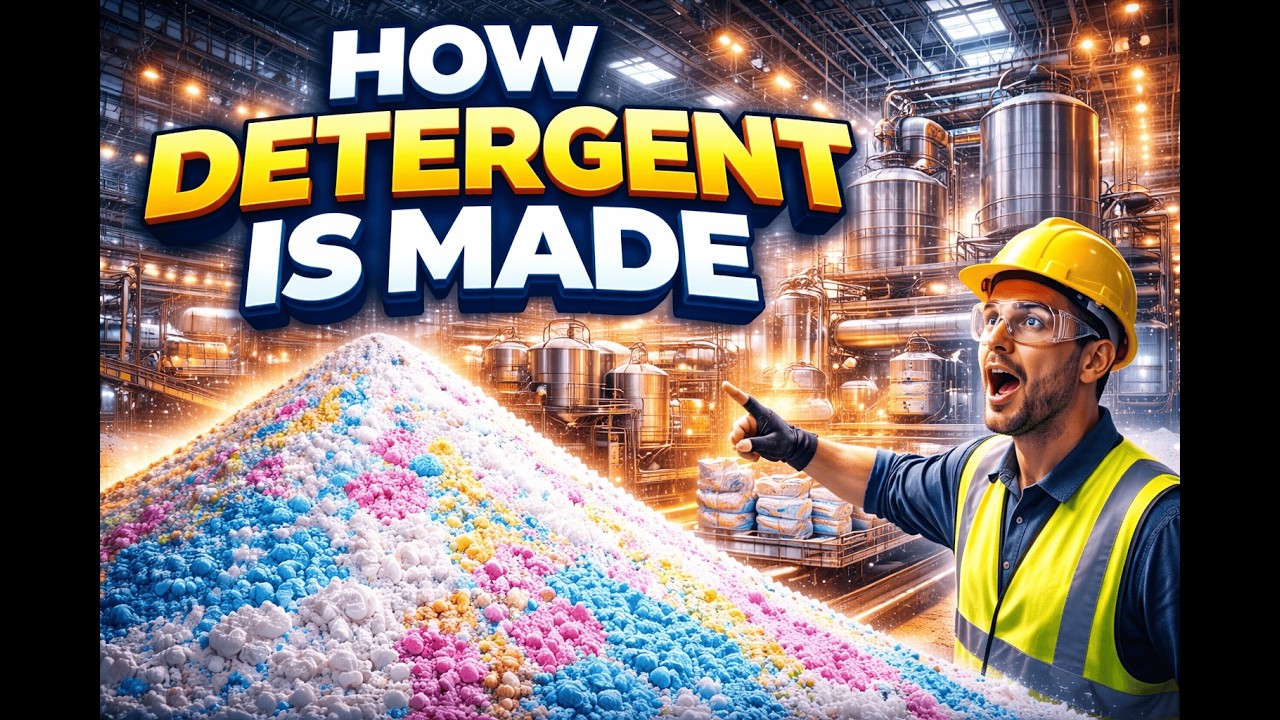 Industrial Detergent Production &ndash; Full Mega Process