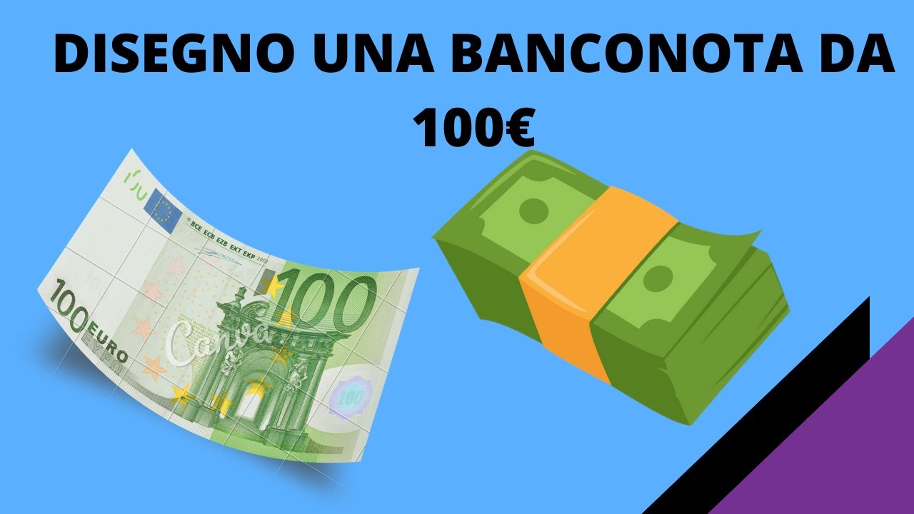 Disegno una banconota da 100&euro; pt.3
