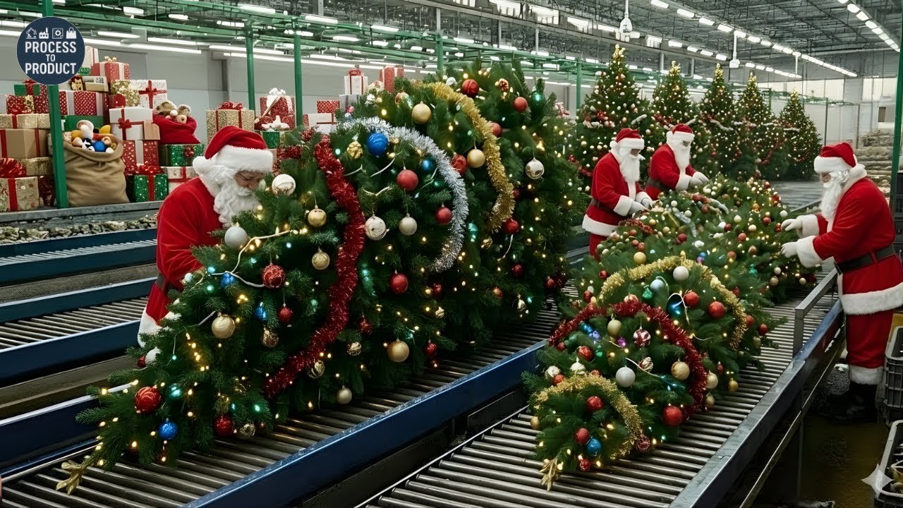 Behind the Production of Artificial Christmas Trees: How Christmas Trees Are Made (Full Process)