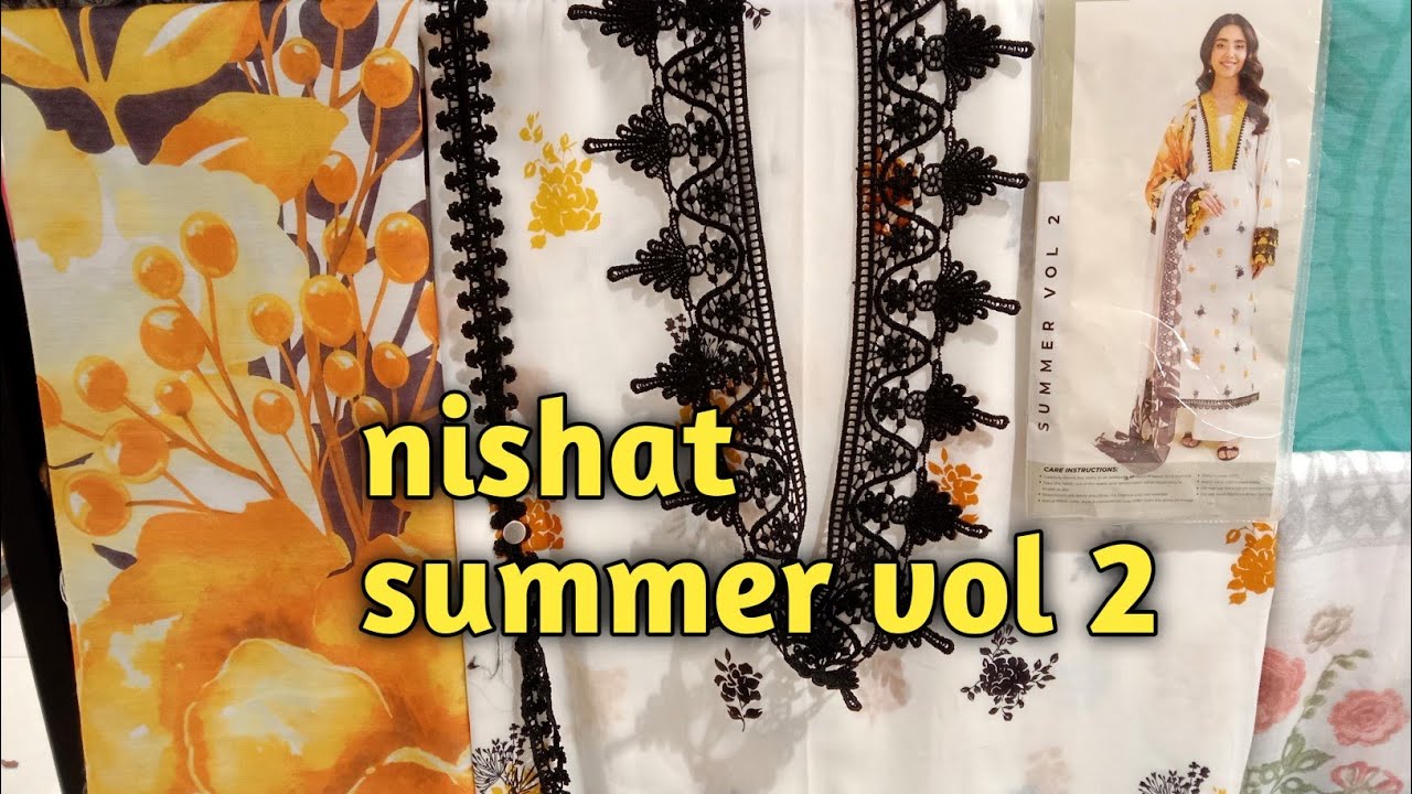 Nishat banarsi slub dupatta collection 2024