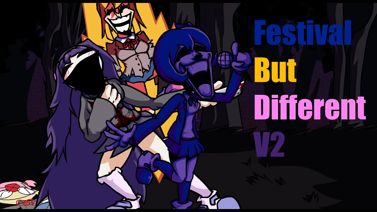 Festival but Different v2 // Festival but Majin Sayori, Lady Y, Lunatic & Neatuski sings it