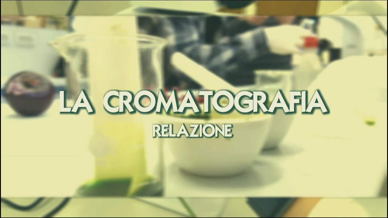 Cromatografia su Carta | RELAZIONE