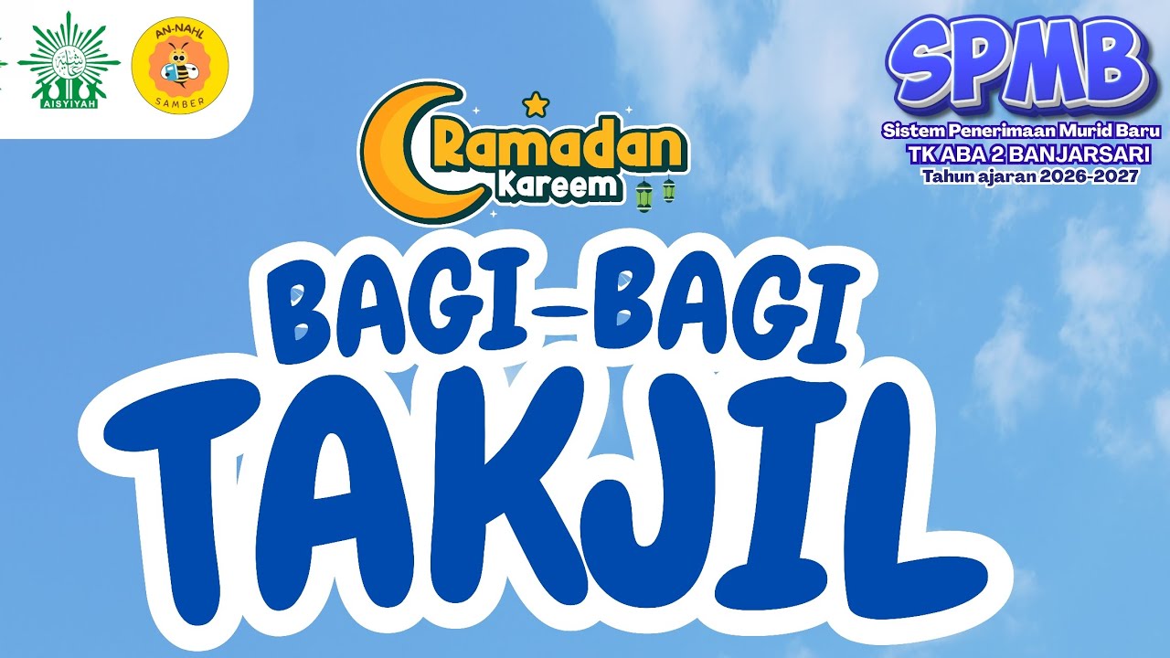 BAGI-BAGI TAKJIL | TK ABA 2 BANJARSARI