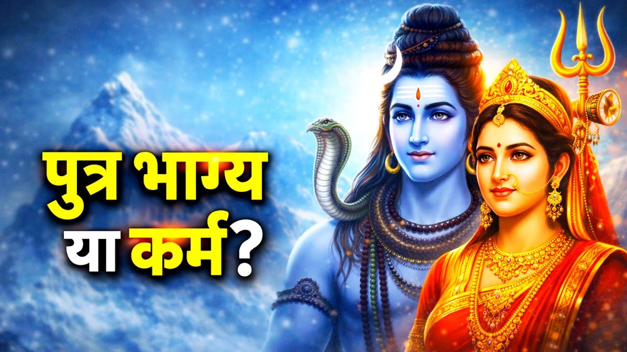 पुत्र भाग्य से मिलता है या कर्म से?| शिव–पार्वती का रहस्यमयी संवाद | Spiritual Story #trending #vdeo