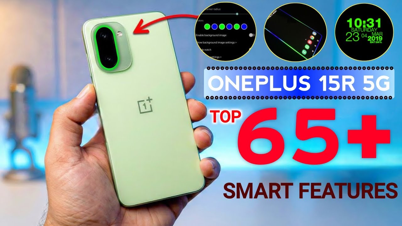 Oneplus 15R 5G Tips and Tricks Hidden Features | 65+ Smart Features!