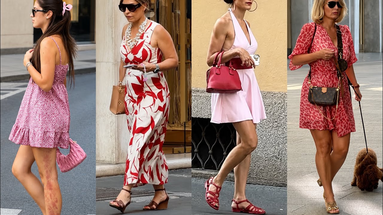 JULY TRENDS 2026 IN ITALIAN ELEGANCE & MILAN COLOURFUL SUMMER DRESSES 🇮🇹 MOST STUNNING STREET STYLE