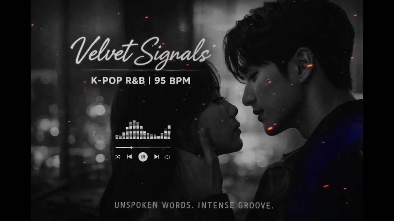 K-Pop R&B Instrumental 'Velvet Signals' | Melancholic Heartbreak Groove