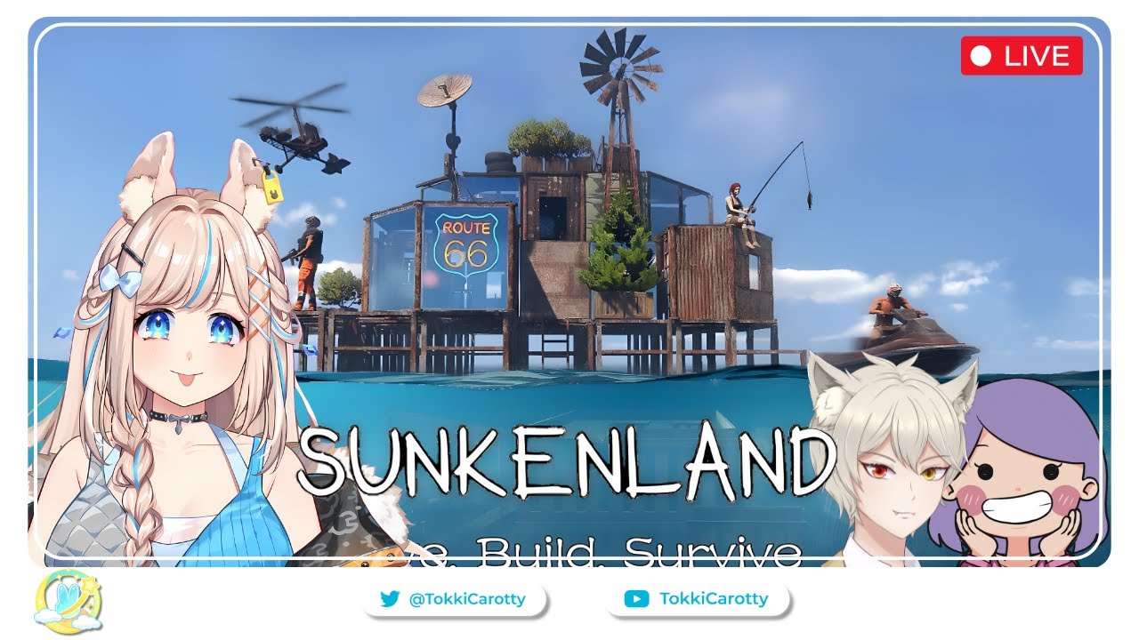 🥕 [  SUNKENLAND ] berpetualang di laut🥕
