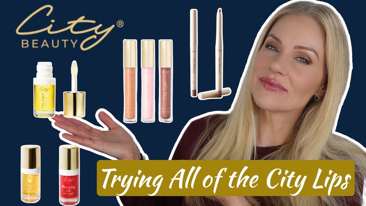 City Lips PLUMPING GLOSS, DEFINING LINER & PLUMPING LIP OIL \ Trying On All of These by City Beauty
