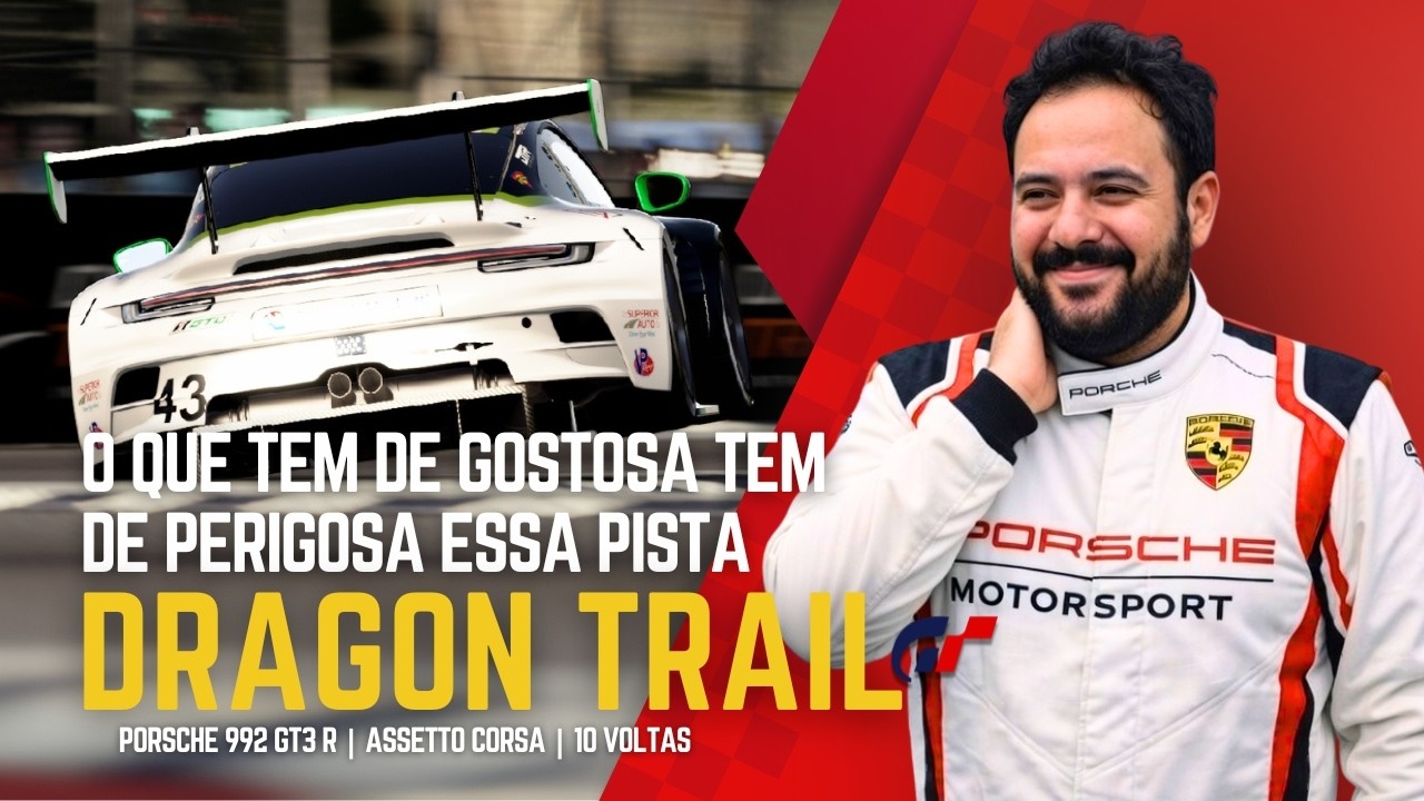 Pista ORDINARIA essa do GRAN TURISMO | Dragon Trail | Porsche 992 GT3| Assetto Corsa
