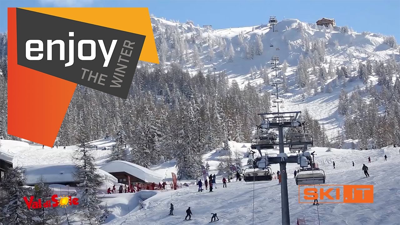 Skiing in Val di Sole in the Skiarea Campiglio Dolomiti di Brenta 2017-2018