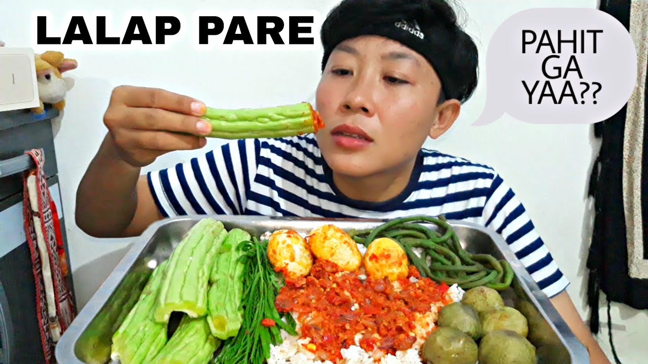 MUKBANG LALAP PARE MENTAH 🇮🇩 #mukbanglalapanmentah #asmr
