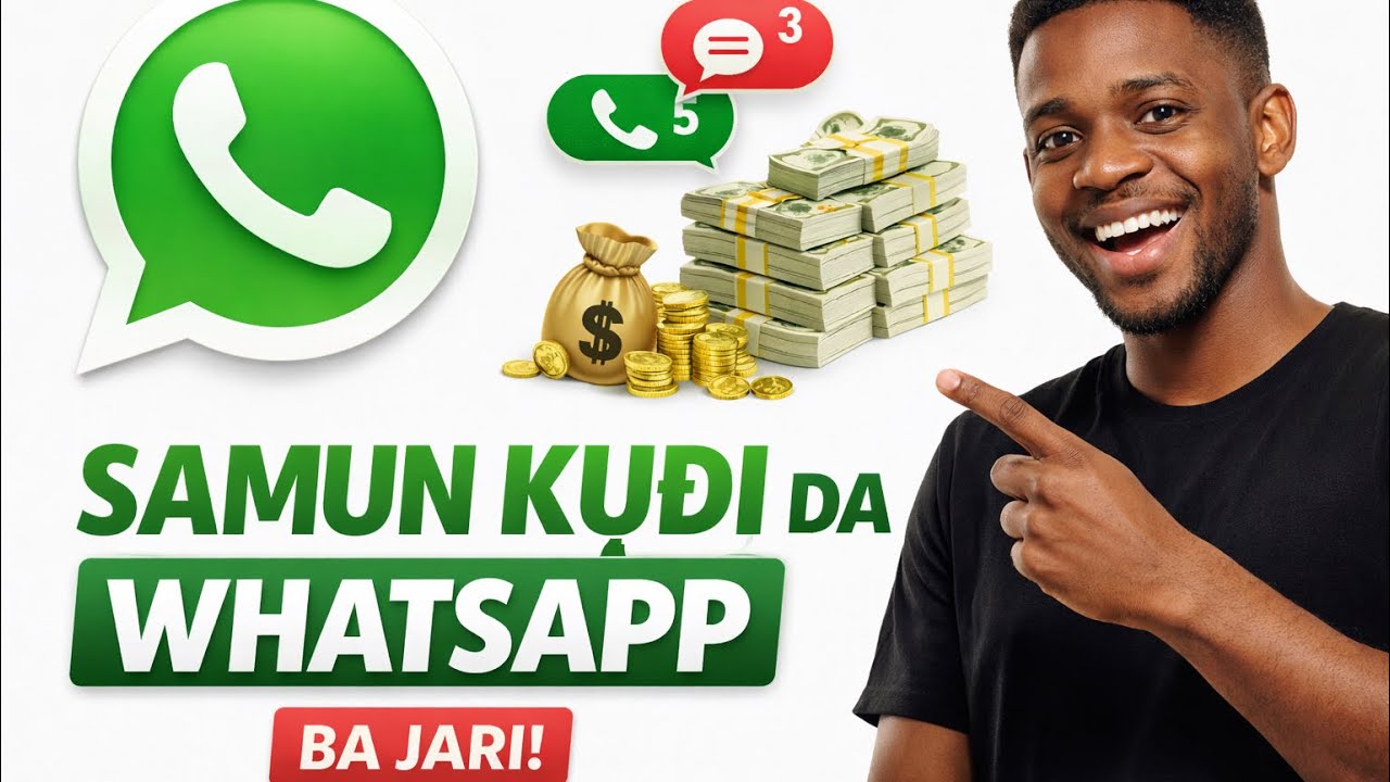 Yadda Zaka Dinga Samun Kuɗi da WhatsApp 📲💰💰