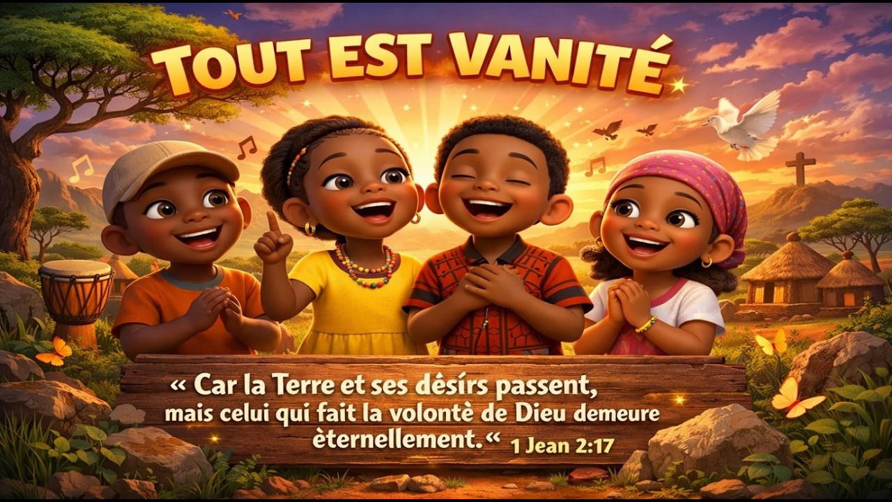 Tout est vanité - Chanson pour enfants africains – spirituelle, rythmée, douce et profonde