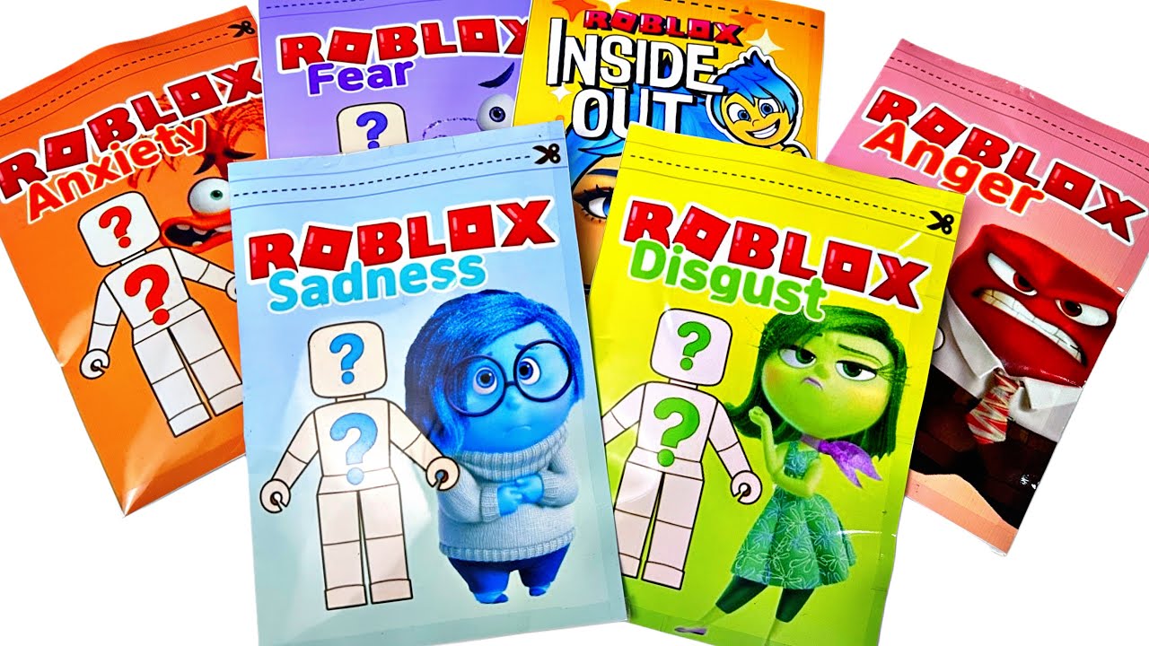 [💓Paper diy 💓] ROBLOX x INSIDE OUT 2 Blind Bags unboxing! | asmr| Tutorial