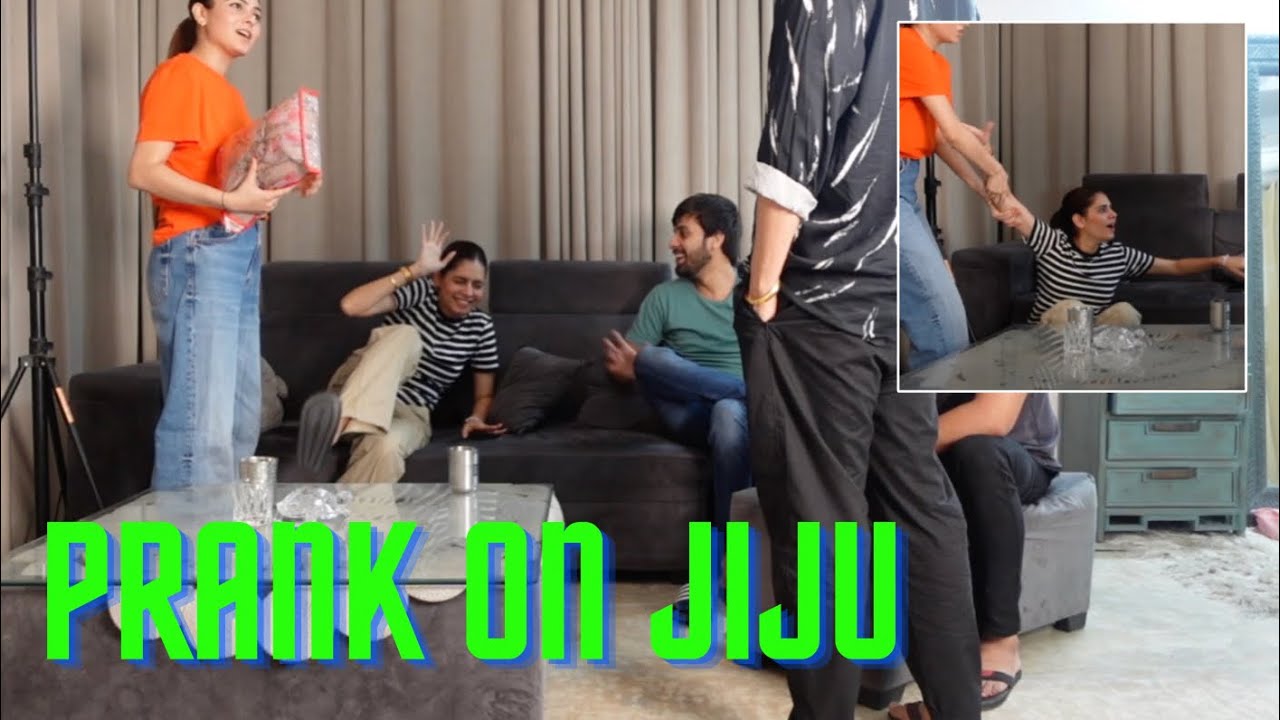 Fighting PRANK with sis on JIJU 😂 | Kajal choudhary