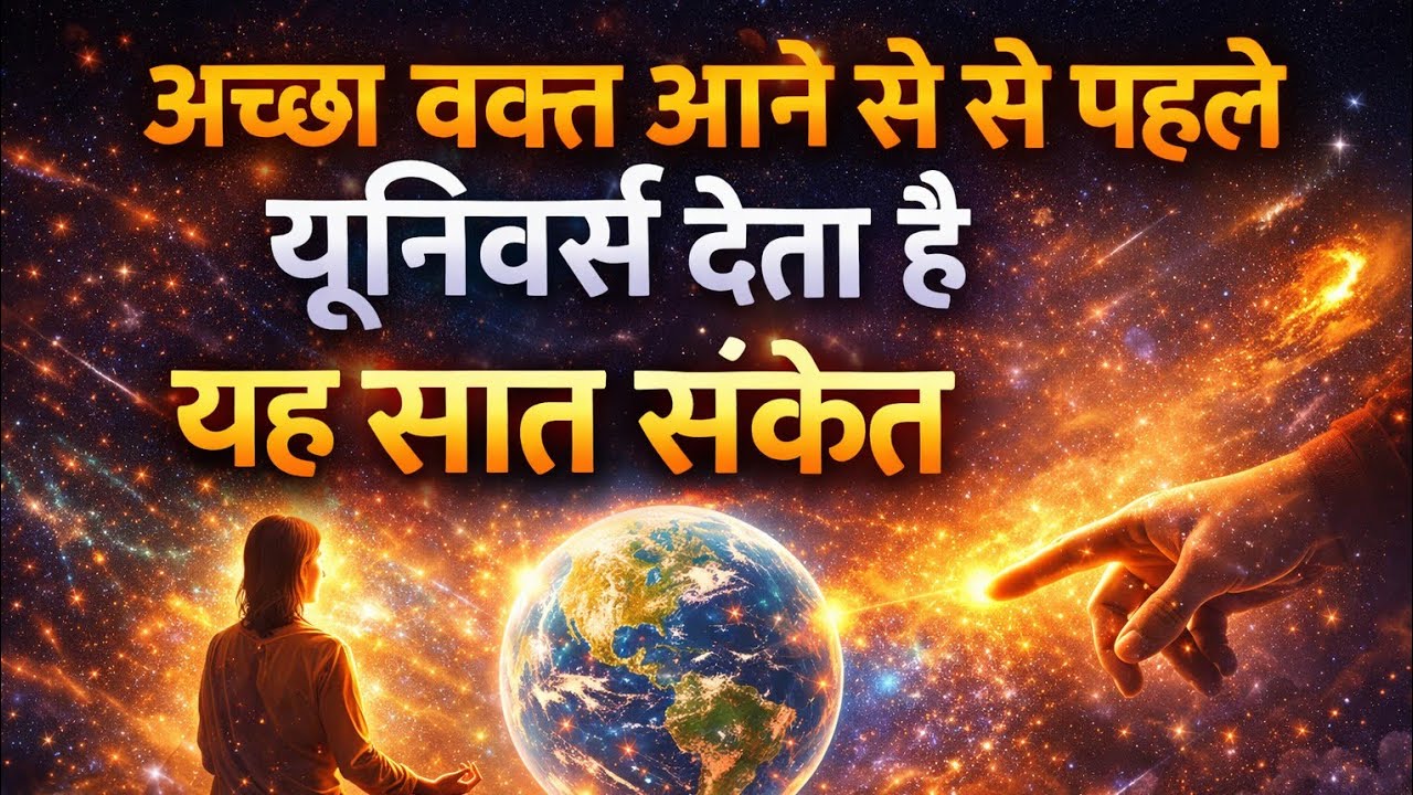 Universe के 7 संकेत – अब आपका समय बदलने वाला है! 🌌✨ Universe message #positiveenergy #divinetiming 