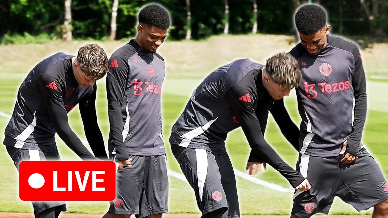 🔴 LIVE | Manchester United train ahead of Athletic Bilbao UEFA Europa League semi-final clash