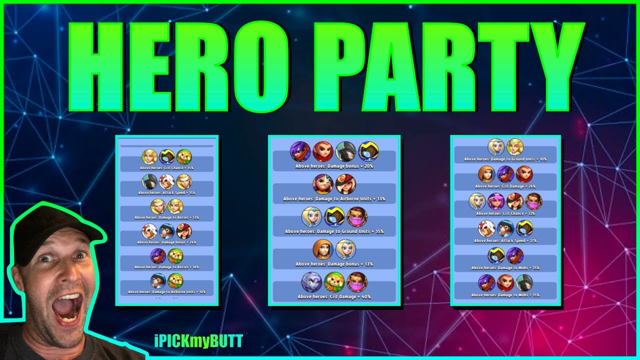 Archero HERO PARTY Best Affinity and more!!