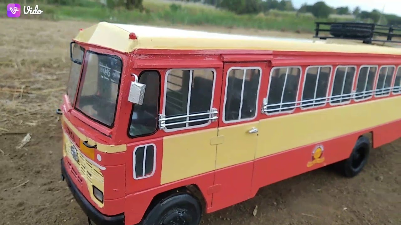 TATA MSRTC ST Bus Miniature Model BY SURAJ MINIATURES 📞 9579365524
