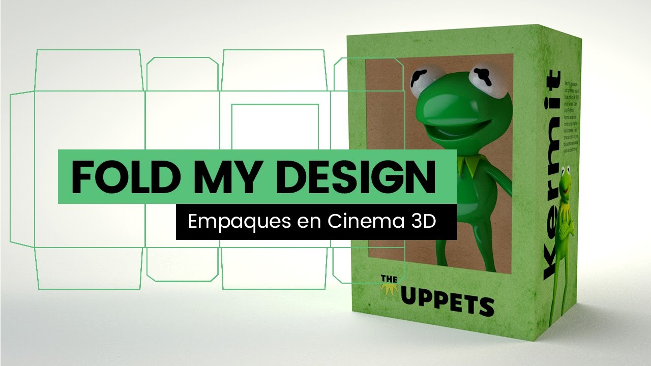 Fold My Design, armando un empaque en Cinema 4D