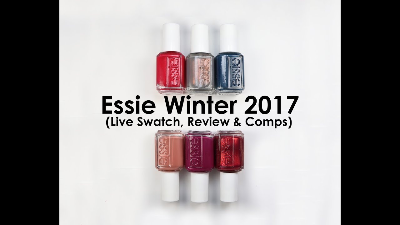 Essie Winter 2017 Collection: Live Swatch, Review and Comparisons