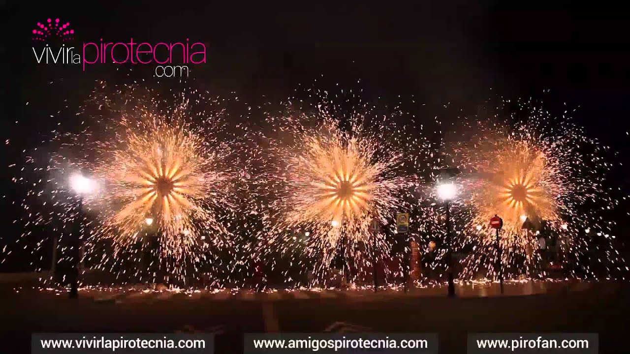 Mascleta Nocturna Fiestas Campanar 2015. Pirotecnia Vicente Caballer