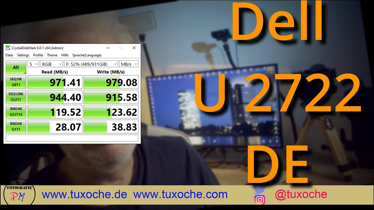 Dell U2722DE Monitor mit USB-C