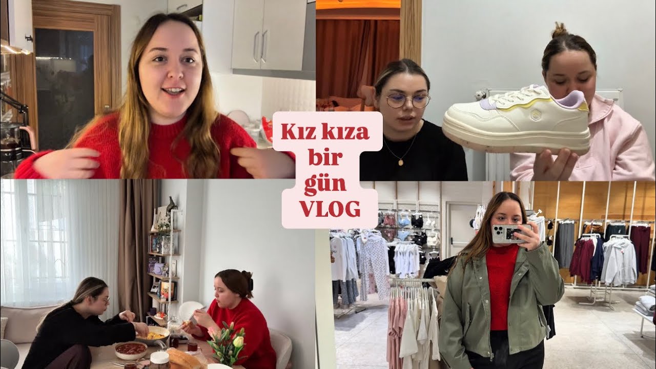 VLOG| KIZ KIZA BİR GÜN! Çok eğlendik, alışveriş yaptık, aldıklarımız neler