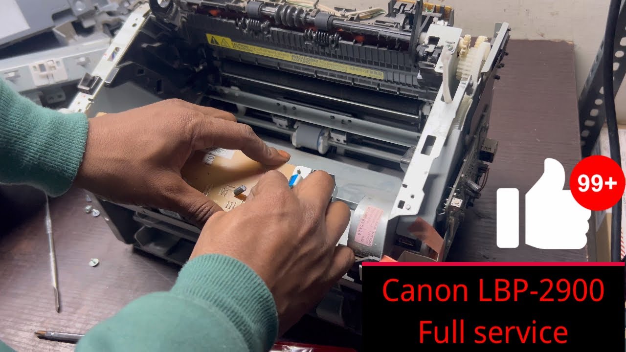 How to service canon LBP-2900 Printer#canon